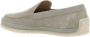 TOD'S Suède Loafers met Branded Binnenzool Gray Heren - Thumbnail 3