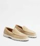 TOD&apos;S Instappers Heren Pantofola Ibrido Estivo 59k Maat: 40 5 Materiaal: Suède Kleur: Beige - Thumbnail 6