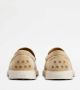 TOD'S Suede Moccasin Slipper Schoenen Beige Heren - Thumbnail 3