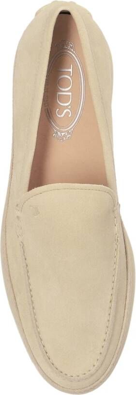 TOD'S Suède schoenen type loafers Beige Dames