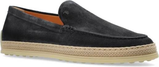 TOD'S Suède schoenen type loafers Blue Dames