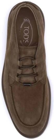 Tod's Suède Veterschoenen met Logo Inprenting