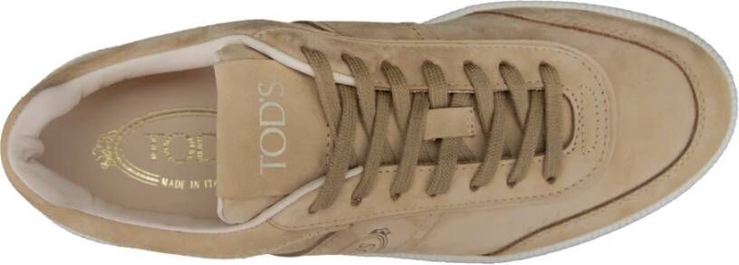 TOD'S Suède Veterschoenen voor dames Beige Dames