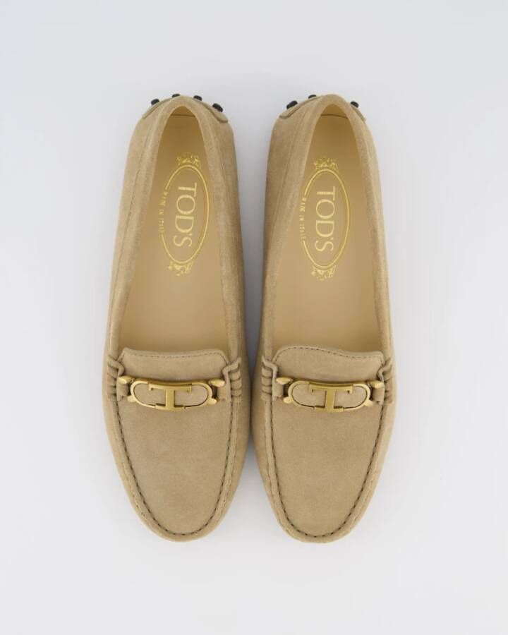 TOD'S T Maxi Ketting Loafers Beige Dames