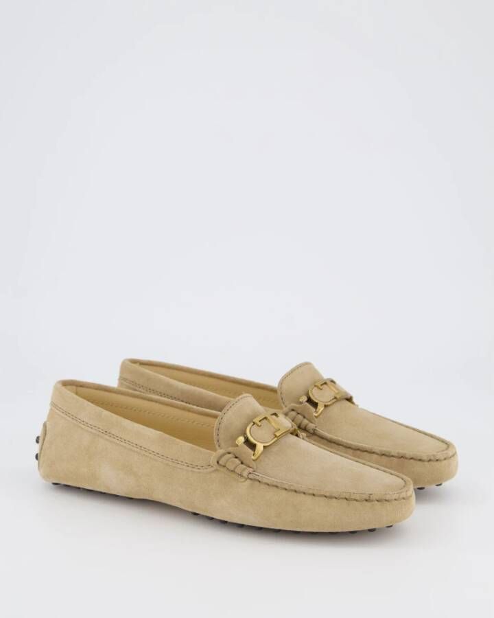 TOD'S T Maxi Ketting Loafers Beige Dames