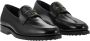 TOD'S Tijdloze leren instapper met aangepast metalen accessoire Black Heren - Thumbnail 4