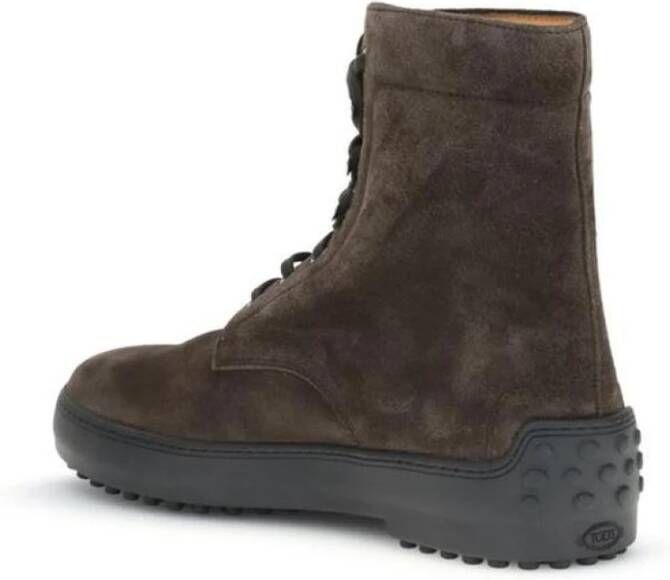 Tod's Veters Rubber Lug Enkellaarzen