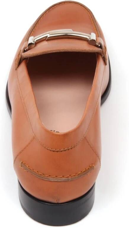 Tod's Vintage dubbele T leren loafer schoen