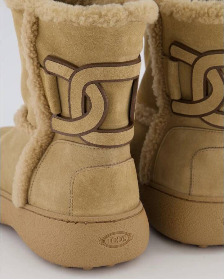 Tod's Winter Polacco Kat Beige Laarzen