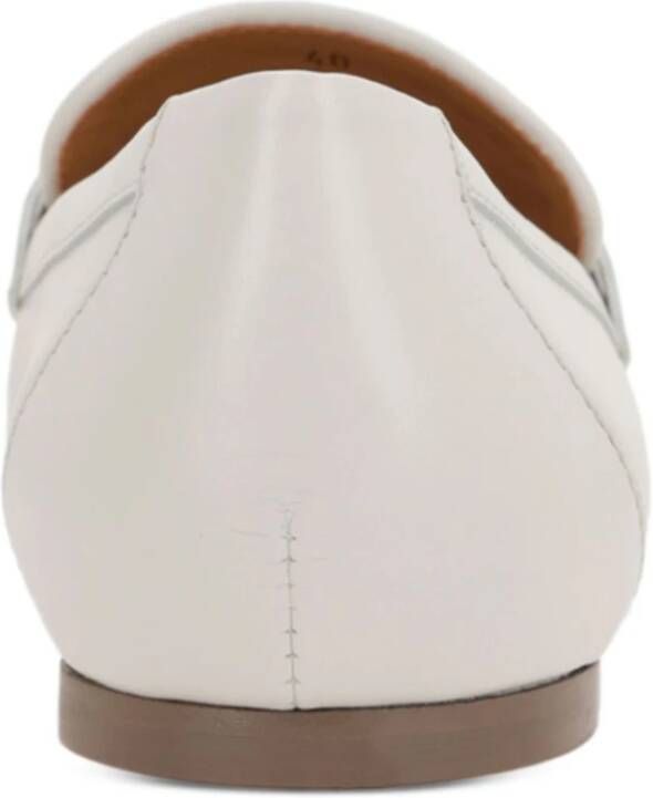 TOD'S Witte Amandel Teen Platte Zoolschoenen White Dames