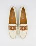 TOD'S Witte Catena Loafers White Dames - Thumbnail 3