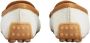 TOD'S Witte katoenen en linnen loafers Multicolor Dames - Thumbnail 3