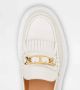 TOD'S Witte leren franje loafer White Dames - Thumbnail 3