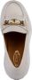 TOD'S Witte leren instap franje schoenen White Dames - Thumbnail 3