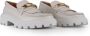 TOD'S Witte leren instap franje schoenen White Dames - Thumbnail 4