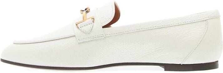 Tod's Witte leren loaferschoenen