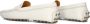 TOD&apos;S Mocassins Dames Gommino 22l Baffo Metallo Maat: 40 Materiaal: Leer Kleur: Wit - Thumbnail 3