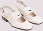 TOD'S Witte Leren Penny Loafers White Dames - Thumbnail 3