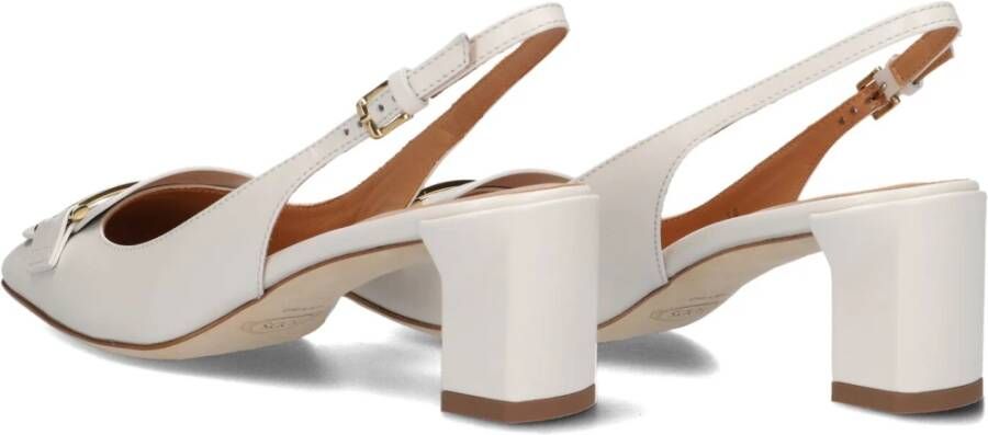 TOD&apos;S Pumps Dames Barretta Attacchi Maat: 37 Materiaal: Leer Kleur: Wit - Foto 3