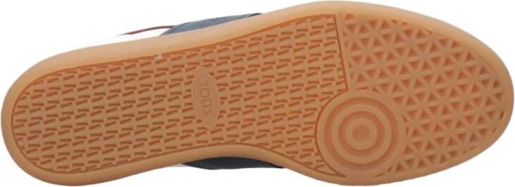 Tod's Witte Leren Sneakers met Ingedrukt Logo