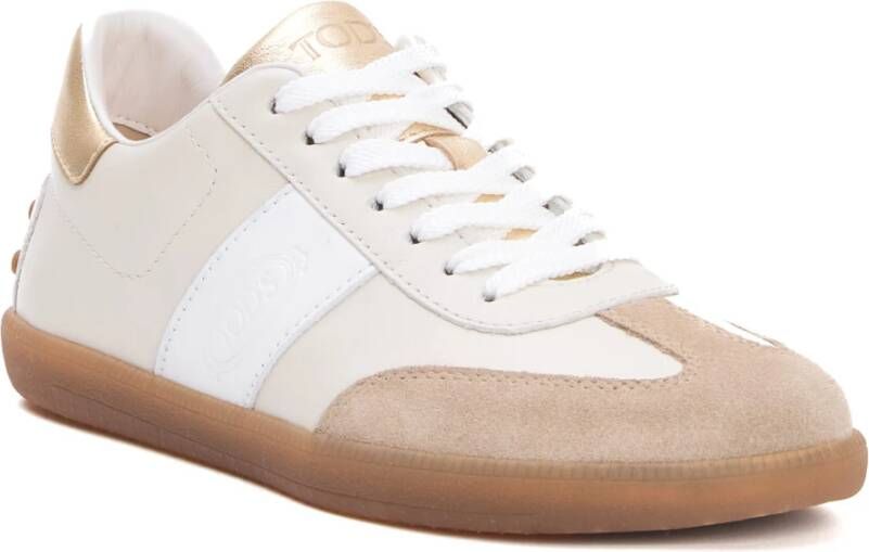 Tod's Witte Leren Sneakers Ss25