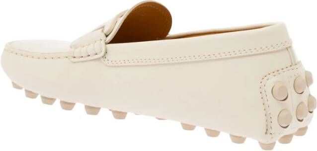 TOD'S Witte platte schoenen voor vrouwen White Dames