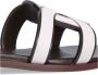 TOD'S Witte en bruine leren sandalen White Dames - Thumbnail 4