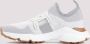 TOD'S Grijze Gebreide Sneakers met Leren Ketting Gray Dames - Thumbnail 18