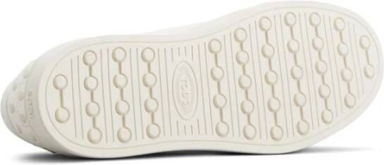 Tod's Minimalistische Witte Sneakers met Logo