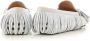 TOD'S Witte Suède Rijmocassins voor Dames White Dames - Thumbnail 4