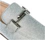 TOD'S Zilveren Glanzende Loafers Gray Dames - Thumbnail 3