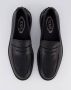 TOD'S Zwarte leren mocassin met rubberen zool Black Heren - Thumbnail 6