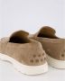 TOD'S Suède instaploafers met iconisch monogram Brown Heren - Thumbnail 7