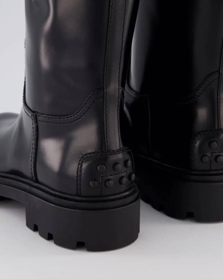 Tod's Zware Gomma Laars Zwart