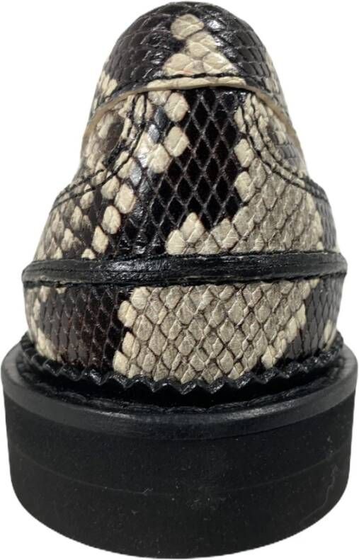 Tod's Zware rubberen leren mocassin