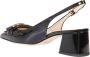 TOD'S Zwarte lakleren pumps met vierkante neus Black Dames - Thumbnail 3