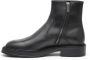 Tod's Zwarte leren enkellaars met rits - Thumbnail 2
