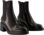 Tod's Zwarte leren enkellaarzen - Thumbnail 2