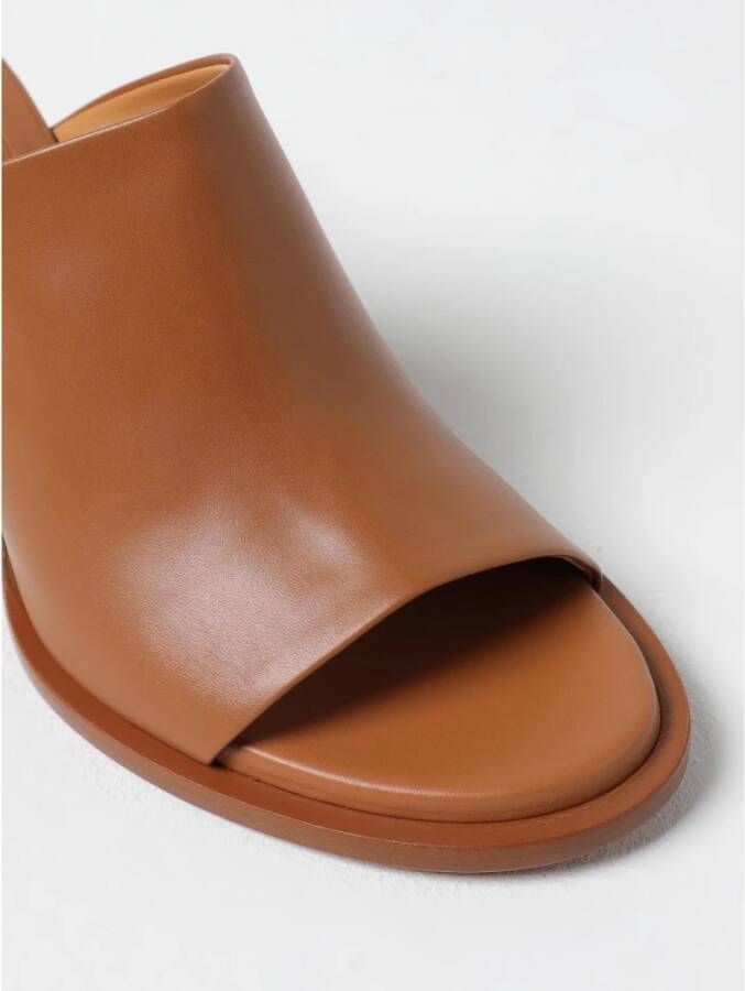 Tod's Zwarte Leren Hak Sandalen