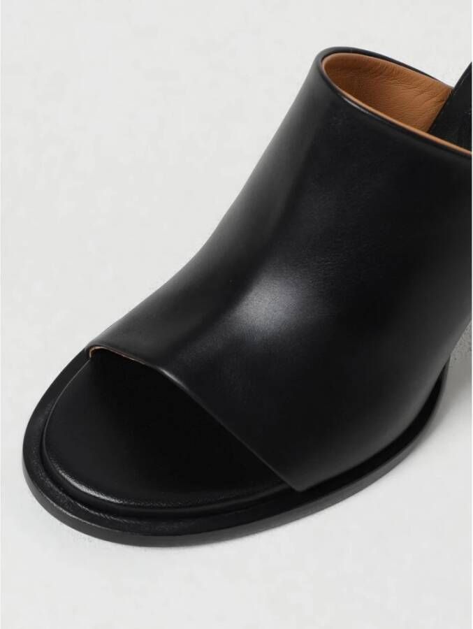 Tod's Zwarte leren sandalen met hak