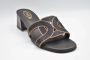 TOD'S Zwarte Leren Ketting Platte Sandalen Multicolor Dames - Thumbnail 2