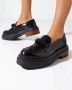 Tod's Zwarte leren loafers - Thumbnail 2