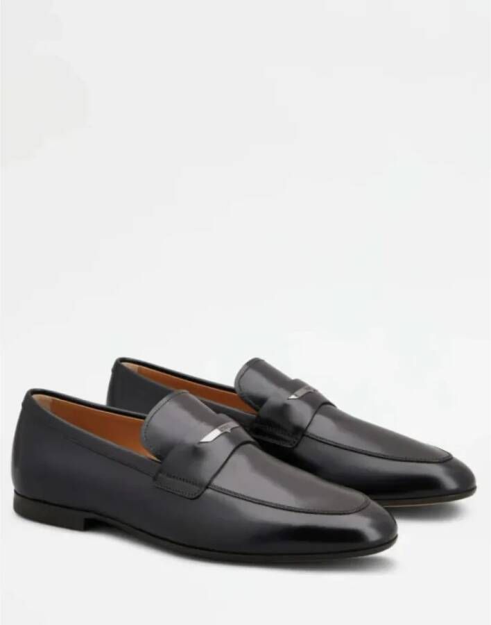 Tod's Zwarte leren loafers