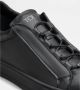 TOD'S Zwarte Leren Minimalistische Sneakers Black Heren - Thumbnail 5
