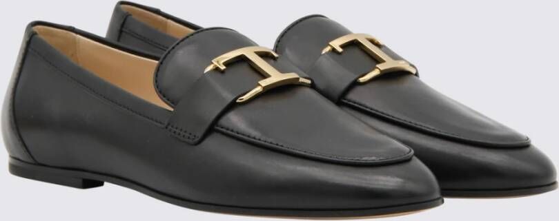TOD&apos;S Loafers Dames Barretta Attacchi Maat: 39 5 Materiaal: Leer Kleur: Zwart - Foto 5