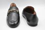 TOD'S Zwarte leren T Ring loafers Black Dames - Thumbnail 3