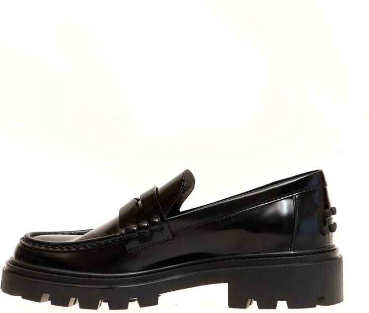 Tod's Zwarte Loafer Schoenen Aw23
