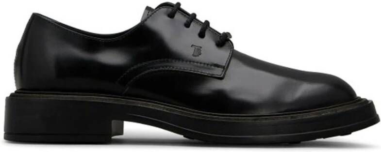 Tod's Zwarte Loafer Schoenen Elegant Ontwerp