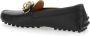 TOD'S Zwarte Loafers met Ringdetail Black Dames - Thumbnail 4