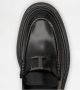 TOD'S Zwarte Loafers met T Timeless Accessoire Black Heren - Thumbnail 4